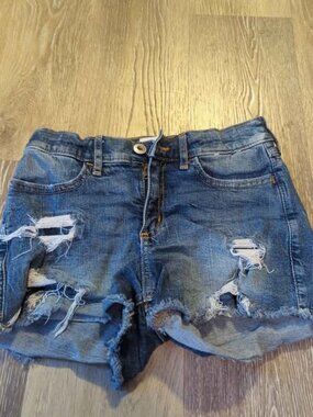 Abercrombie kids girls 9/10 regular high rise Relaxed shorts